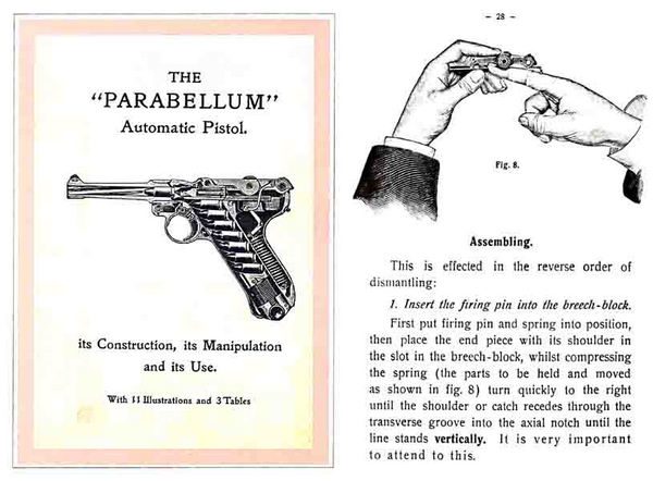 Parabellum  Manual c1925 (English) (9mm and 7,65mm Luger) - GB-img-0