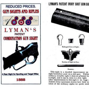 Lyman 1888 Sights Catalog