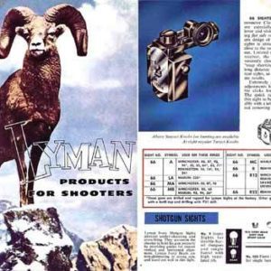 Lyman 1955 Sights and Reloading Tools No. 40 Catalog