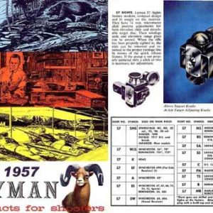 Lyman 1957 Sights and Reloading Tools No. 41 Catalog
