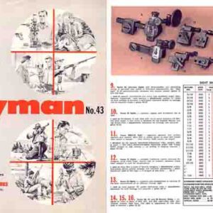 Lyman 1960-62 Sights No. 43 Catalog