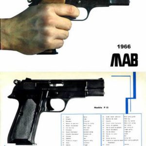 MAB (French) Automatic Pistols 1966 Gun Catalog