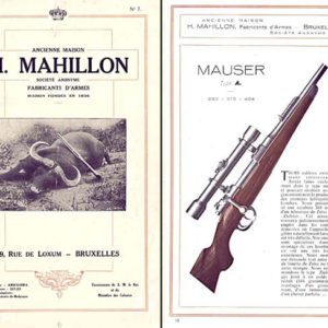 Mahillon (Bruxelles) 1937 Circa Gun Catalog