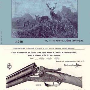 Manufacture Liegeoise d'Armes a Feu Ste. Ame 1908 Circa Gun Catalog