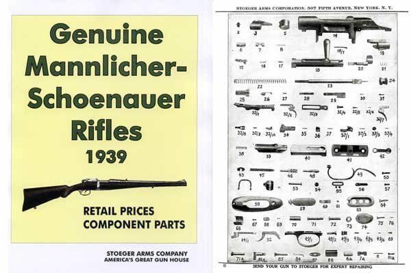 Steyr-Mannlicher Schoenauer Sport  Rifles 1939 Gun & Parts - GB-img-0
