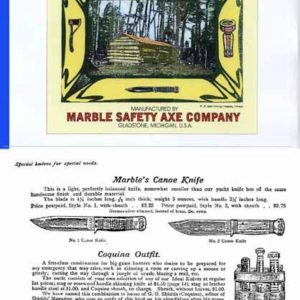 Marbles 1905 Specialties for Sportsmen Gun & Knife Catalog