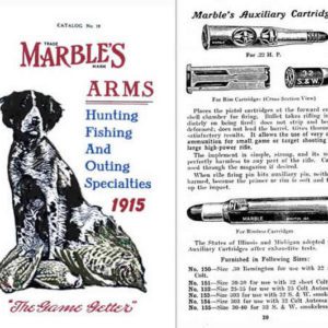 Marbles 1915 Hunting, Gun & Fishing Catalog (Gladstone, MI)