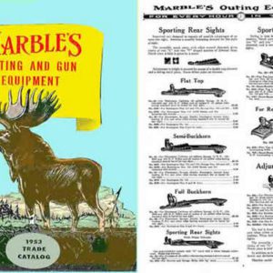Marbles 1953 Outing and Gun Equipment Catalog