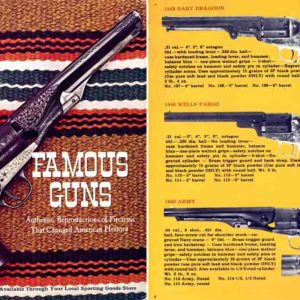 Replica Arms Co.  (Famous Guns) 1968 Circa Gun Catalog