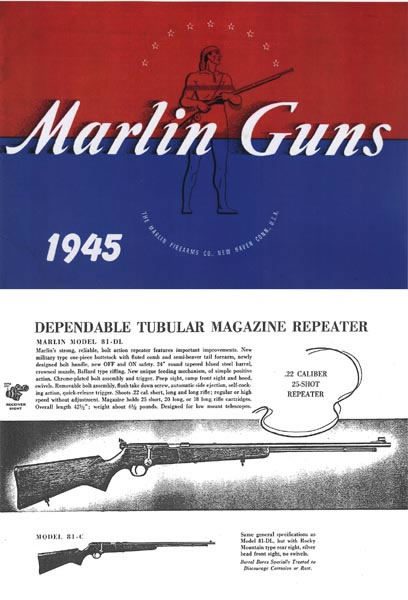 Marlin 1945 Firearms Company Gun Catalog - GB-img-0