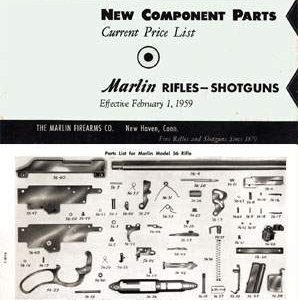 Marlin 1959 Gun Parts Catalog