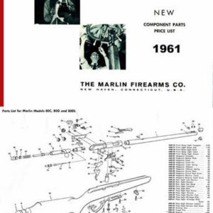 Marlin 1961 Component Parts Gun Catalog