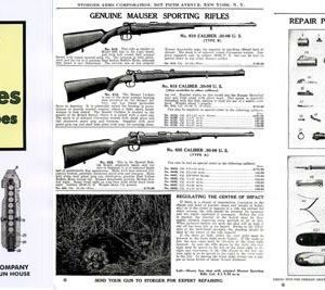 Mauser 1939 Genuine Pistols, Rifles & Parts Stoeger Gun Catalog