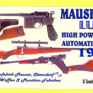 Mauser 1912 Luger, c96 etc Tauscher New York Catalog