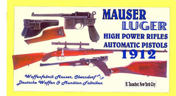 Mauser 1912 Luger, c96 etc Tauscher New York Catalog - GB-img-0