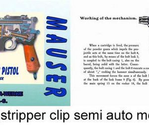 Mauser 1924 Automatic Machine Pistol- c96 with Wood Holster/Stock- Manual