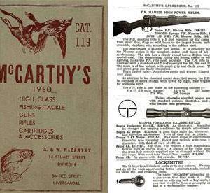 McCarthy's (New Zealand guns & access.) 1960 Gun Catalog