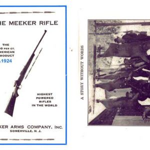 Meeker (Newton offshoot) Rifle 1924 Circa Catalog