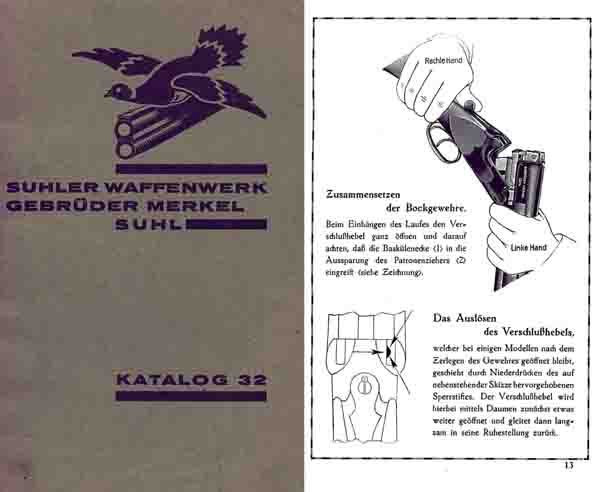 Merkel 1932 Gebruder Gun Catalog - GB-img-0