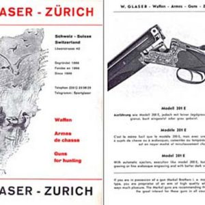 Merkel 1961-62 circa - Glaser (German) Catalog