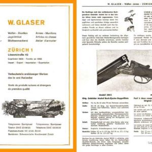 Merkel 1959 Glaser Waffen Catalog