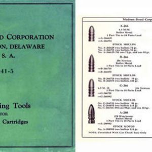 Modern Bond Co 1941-45 Ammunition Reloading Catalog