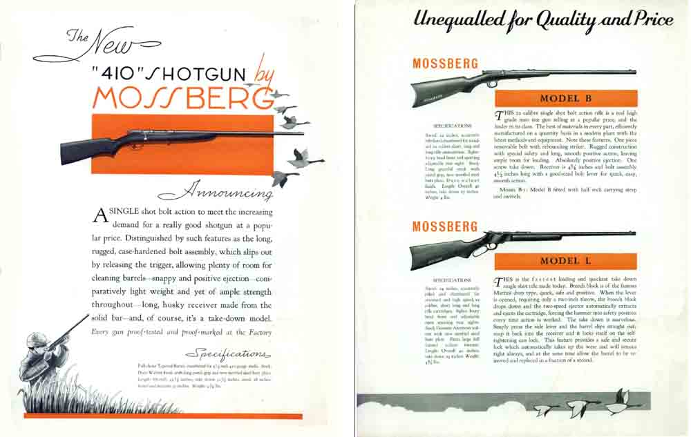 Mossberg 1933 Gun Catalog - GB-img-0
