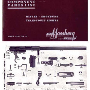 Mossberg 1958 Component Parts Catalog