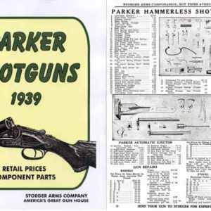 Parker 1939 Shotguns & Parts Stoeger Catalog