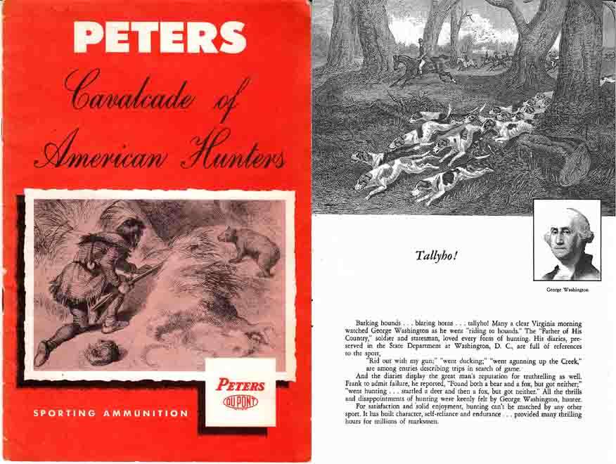 Peters 1935  Ammunition- Cavalcade of American Hunters - GB-img-0
