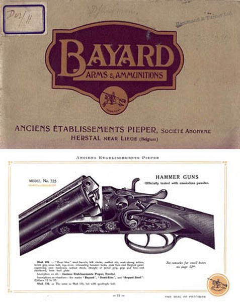 Bayard Pieper 1913  (Belgian) Catalog - GB-img-0