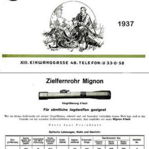 Optische Anstalt-Karl Kahles Telescopes 1937