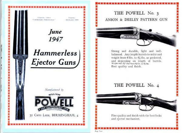 William Powell Gun Catalog 1947 Birmingham, England - GB-img-0