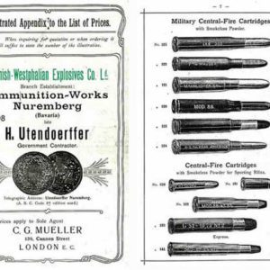 RWE Rhenish Westphalian Explosive C0 1898 (German)