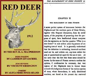 Red Deer by Rev. H. A. Macpherson - 1912 - GB-img-0