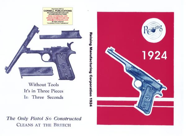 Reising Automatic Sporting Goods & Pistol 1924 Catalog - GB-img-0
