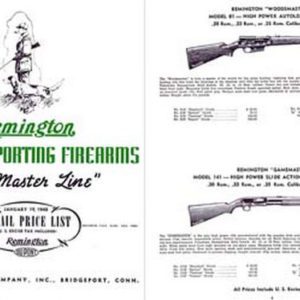 Remington 1940 Arms Catalog