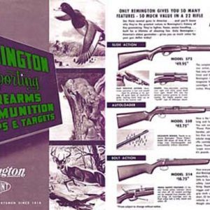 Remington 1955 Arms Catalog