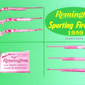 Remington 1959 Sporting Firearms Complete Catalog