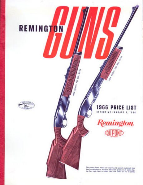 Remington 1966 Firearms Price List Catalog - GB-img-0