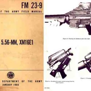 Rifle 5.56mm XM16E1 1965 Field Manual