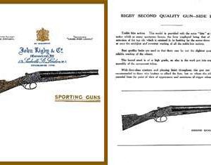 Rigby 1924 Shotgun Catalog