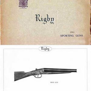 Rigby 1931 Sporting Shot Guns Catalog