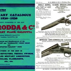 Rodda & Co. Indian Gun Catalogue 1929-30 (Calcutta)