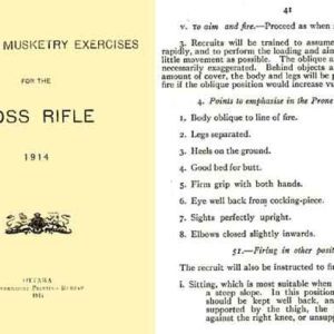 Ross 1914 Rifle Exercises Booklet
