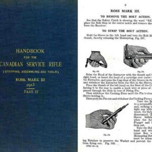 Ross 1913 Rifle Mark III & II Handbook Part II