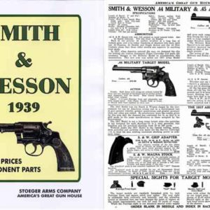 Smith & Wesson 1939 Stoeger Gun & Parts Catalog