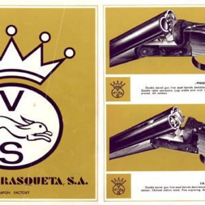 Victor Sarasqueta 1977 Gun Catalog- Eibar, Spain