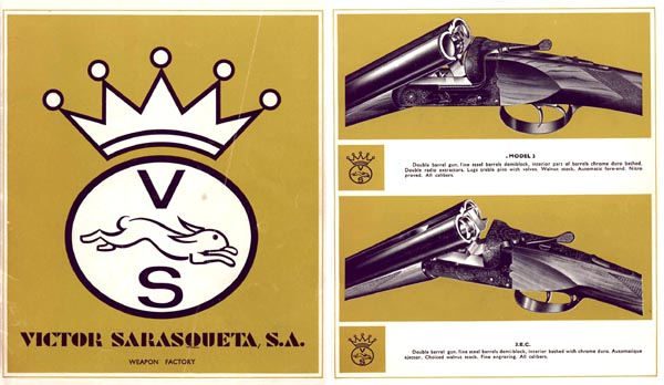 Victor Sarasqueta 1977 Gun Catalog- Eibar, Spain - GB-img-0