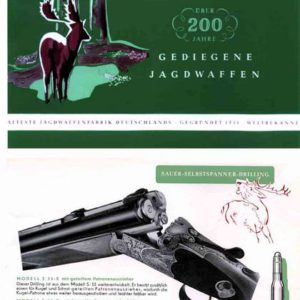 JP Sauer & Sohn Gun Makers 1951 (German)